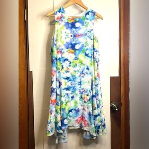 NWT Julia Jordan Women’s Size 10 All Over Floral Sleeveless Sheath Dress